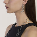 Kidult Orecchini pendenti in acciaio martellato Style 62 - 861141