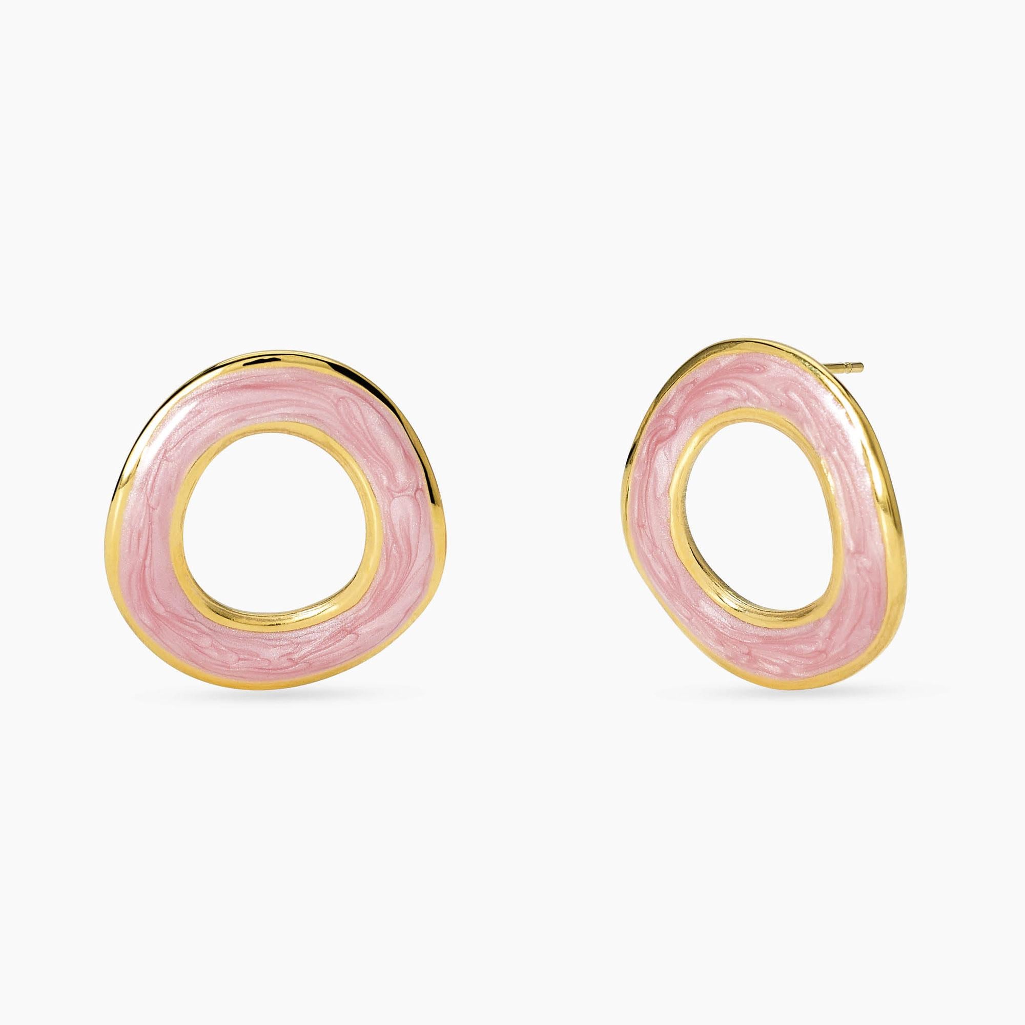 Kidult Orecchini in acciaio dorato smaltati Style 80 - 861151