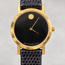 Orologio Movado Museum Donna — Dorato 24 mm — Quarzo, quadrante Museum Dial — NOS - 87.A1.0832