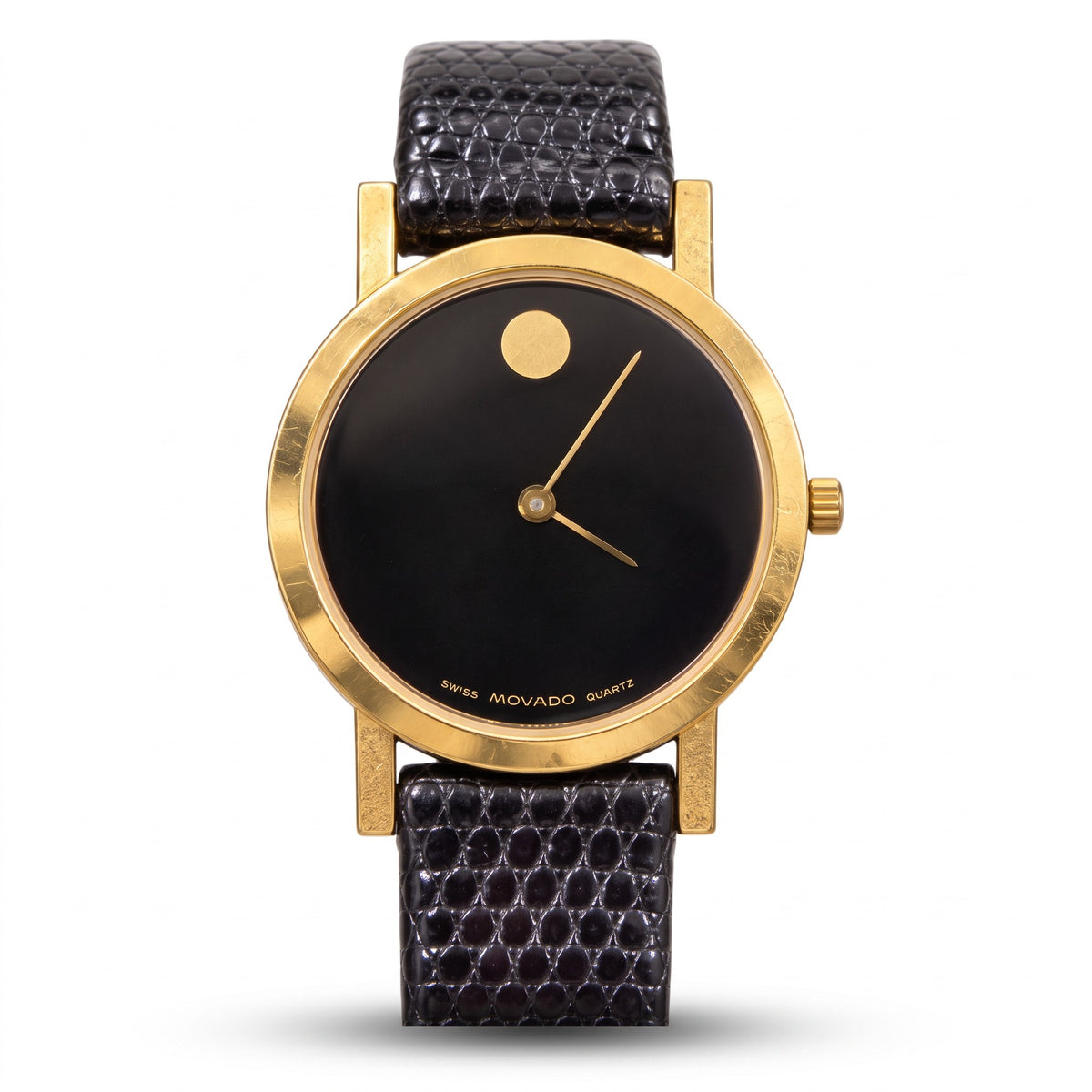 Orologio Movado Museum Donna — Dorato 24 mm — Quarzo, quadrante Museum Dial — NOS - 87.A1.0832