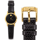 Orologio Movado Museum Donna — Dorato 24 mm — Quarzo, quadrante Museum Dial — NOS - 87.A1.0832