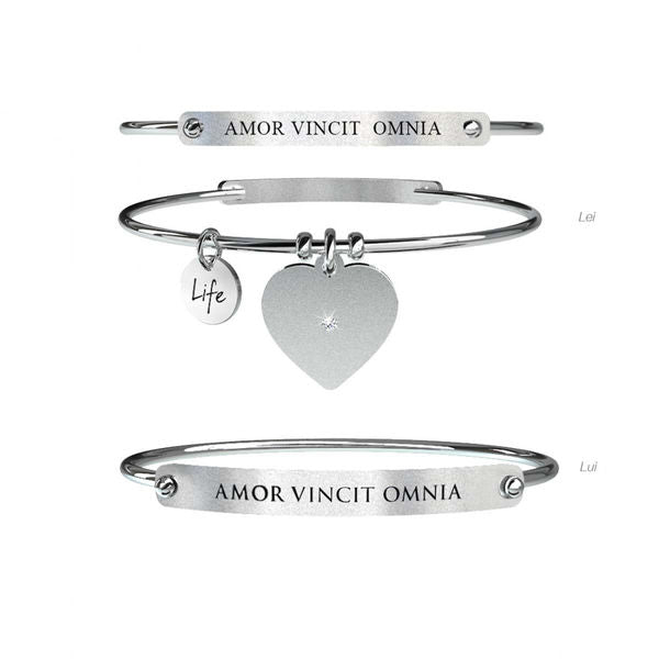 Kidult Women's Bracelet Love Collection - HIM &amp; HER | LOVE CONQUERS ALL - 731053