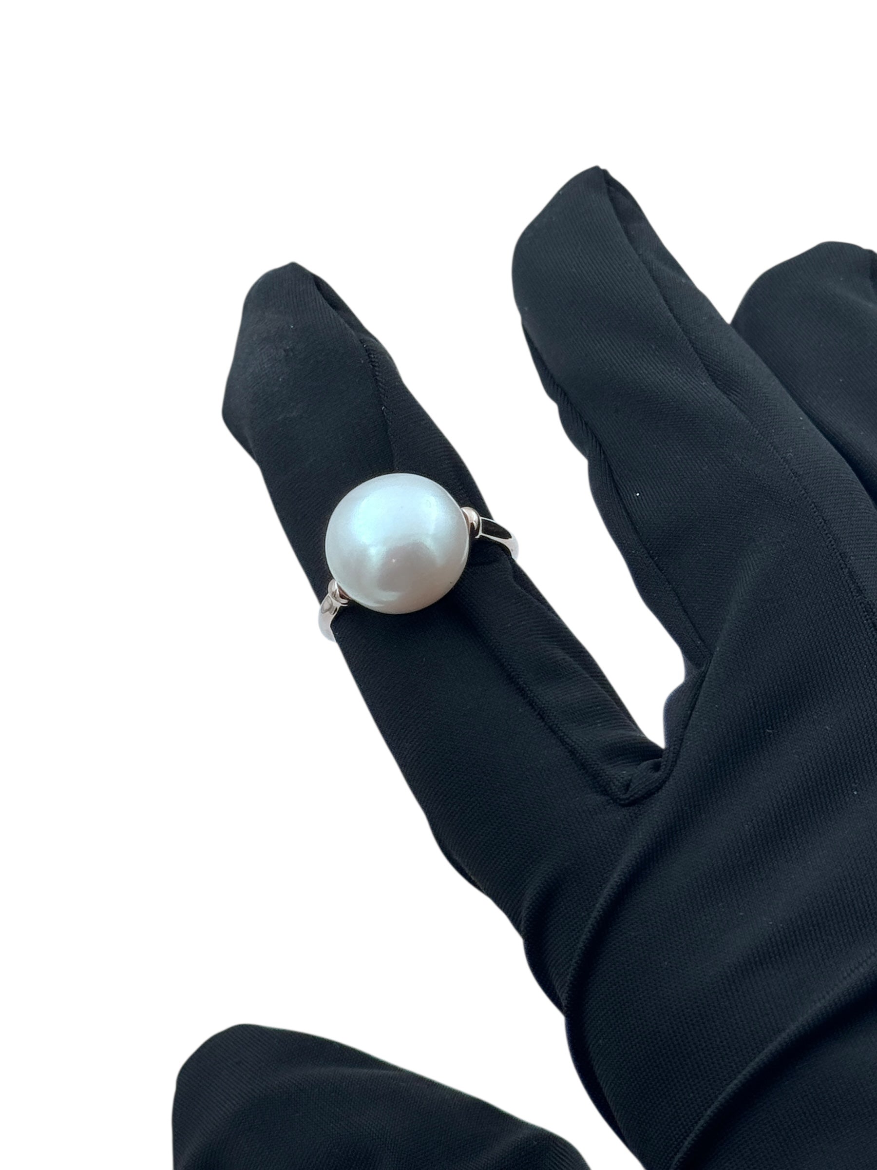 Diana - Anello in oro rosa 18kt e perla barocca - AN SPL 1