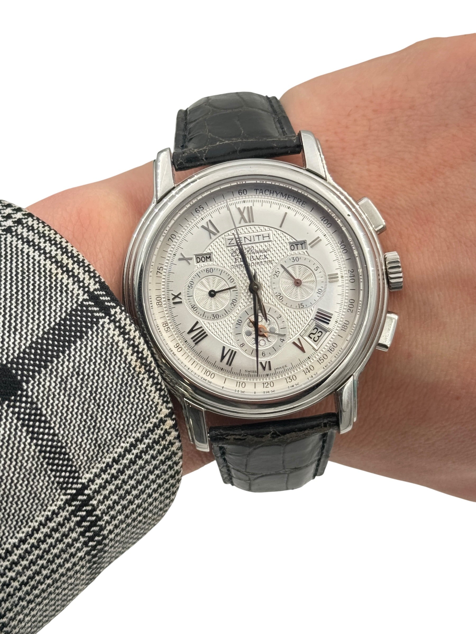 Orologio Zenith El Primero Flyback Chronomaster, 43mm - 03.1250.4009-01.C495