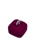 ANELLO a catena GIORGIO VISCONTI IN ORO BIANCO 18kt E DIAMANTI, 0.15ct - ABX17597