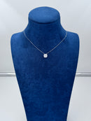 Diana - Collana punto luce in oro bianco 18kt e mosaico di diamanti - CL MAGIC 04-1