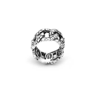 ANELLO in argento giovanni raspini fascia croco - 9259