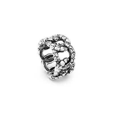 ANELLO in argento giovanni raspini fascia croco - 9259