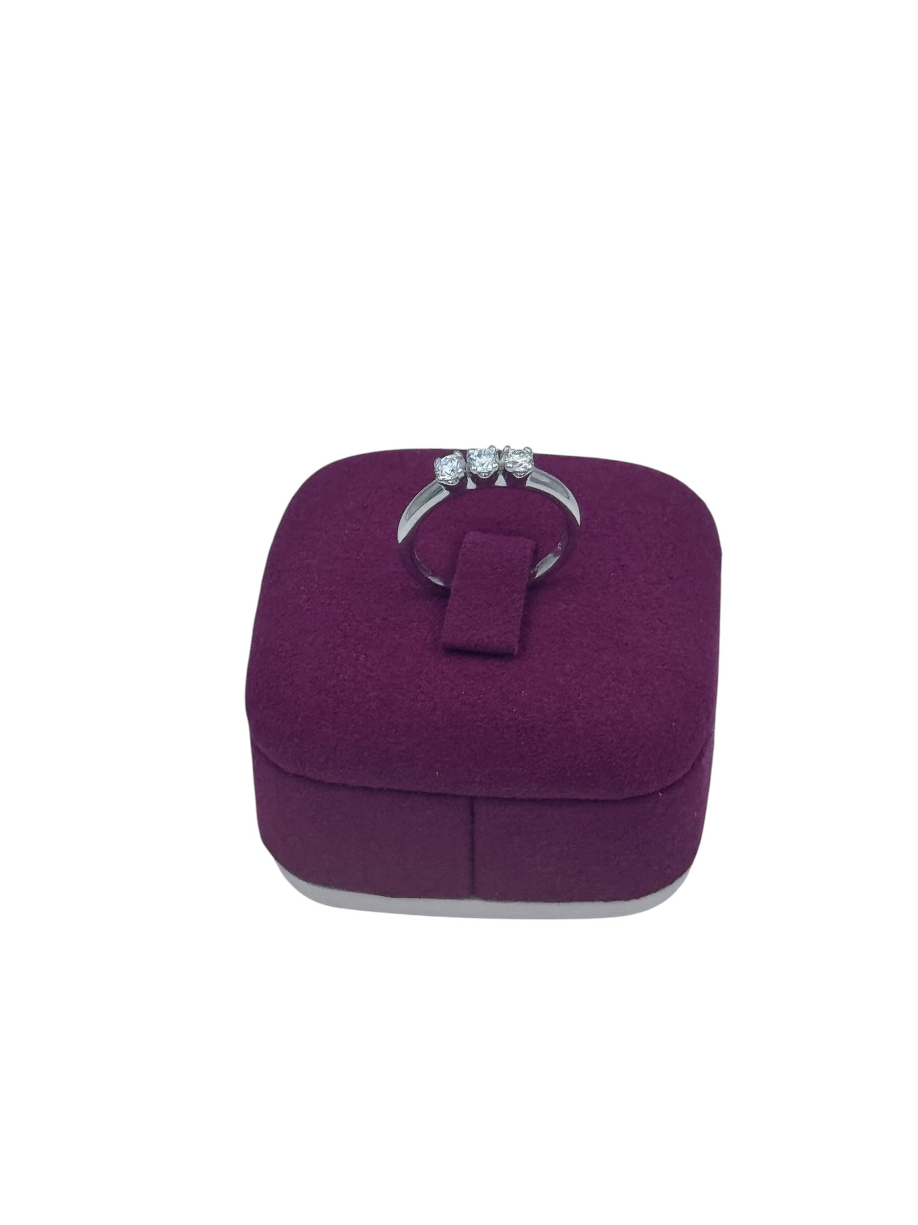 ANELLO TRILOGY GIORGIO VISCONTI IN ORO BIANCO 18kt E DIAMANTI, 044ct - AB15984B