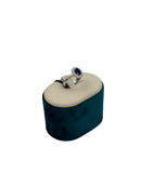 Anello Zaffiro Giorgio Visconti con giro di diamanti, 1.15ct di zaffiri - AB17142BZ