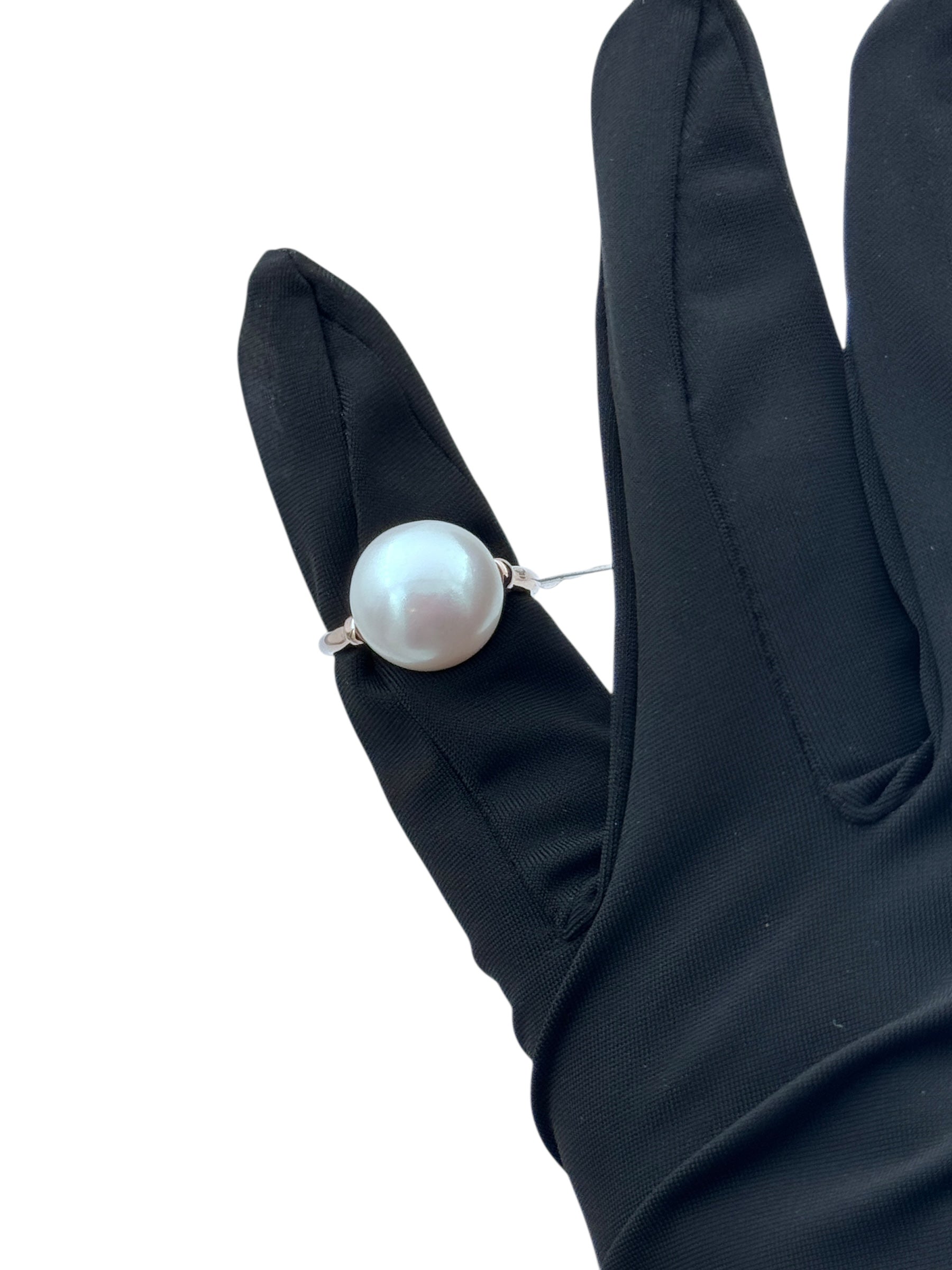 Diana - Anello in oro rosa 18kt e perla barocca - AN SPL 1