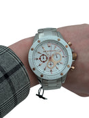 Orologio Cesare Paciotti, White Frozen, quadrante bianco al quarzo, 45mm - TSCR068