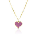 FORTUNA - YELLOW GOLD HEART NECKLACE - PMG029