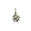 BIG BELL CHANTECLER FISH PENDANT IN SILVER AND RUBY REF. 31240