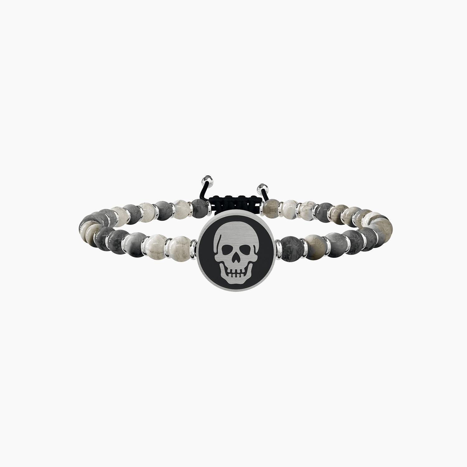 Men's bracelet Symbols collection -
 SKULL | COURAGE - 731216