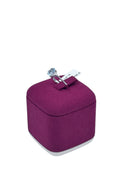 Diana - Anello in oro bianco 18kt, acquamarina e diamanti - AN D.ACQM 12