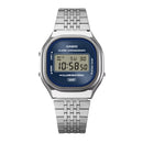 OROLOGIO CASIO digitale unisex, collezione Vintage, quadrante blu scuro, 37mm - A140WE-2AEF