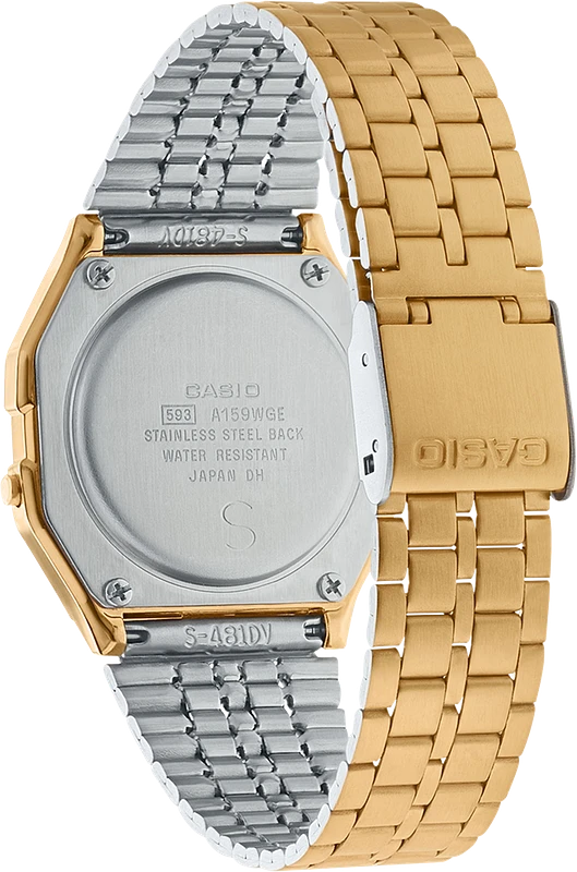 Casio Vintage Iconic Collection Uhr, Unisex, komplett aus Gold, analog/digital, 33 mm – A159WGEA-1EF