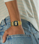 Casio Vintage Iconic Collection Uhr, Unisex, komplett aus Gold, analog/digital, 33 mm – A159WGEA-1EF