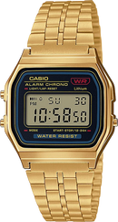 Casio Vintage Iconic Collection Uhr, Unisex, komplett aus Gold, analog/digital, 33 mm – A159WGEA-1EF