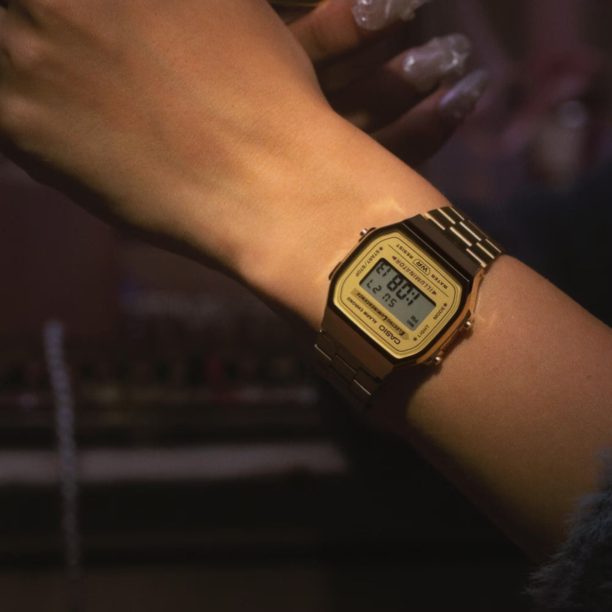 Casio Vintage Iconic Collection Uhr, Gold, 36 mm – A168WG-9EF