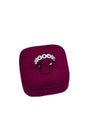 ANELLO a catena GIORGIO VISCONTI IN ORO BIANCO 18kt E DIAMANTI, 0.15ct - ABX17597