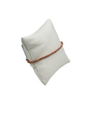 Bracciale Spadarella in argento rosato con anellini, unisex - SPBR263-rosè