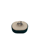 ANELLO VERETTA GIORGIO VISCONTI IN ORO BIANCO, DIAMANTI E 7 ZAFFIRI, 0.51ct di zaffiri - ABX17328Z