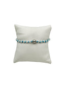 Bracciale Spadarella in argento con palla da calcio, COLORE AZZURRO TIFFANY - SPBR600