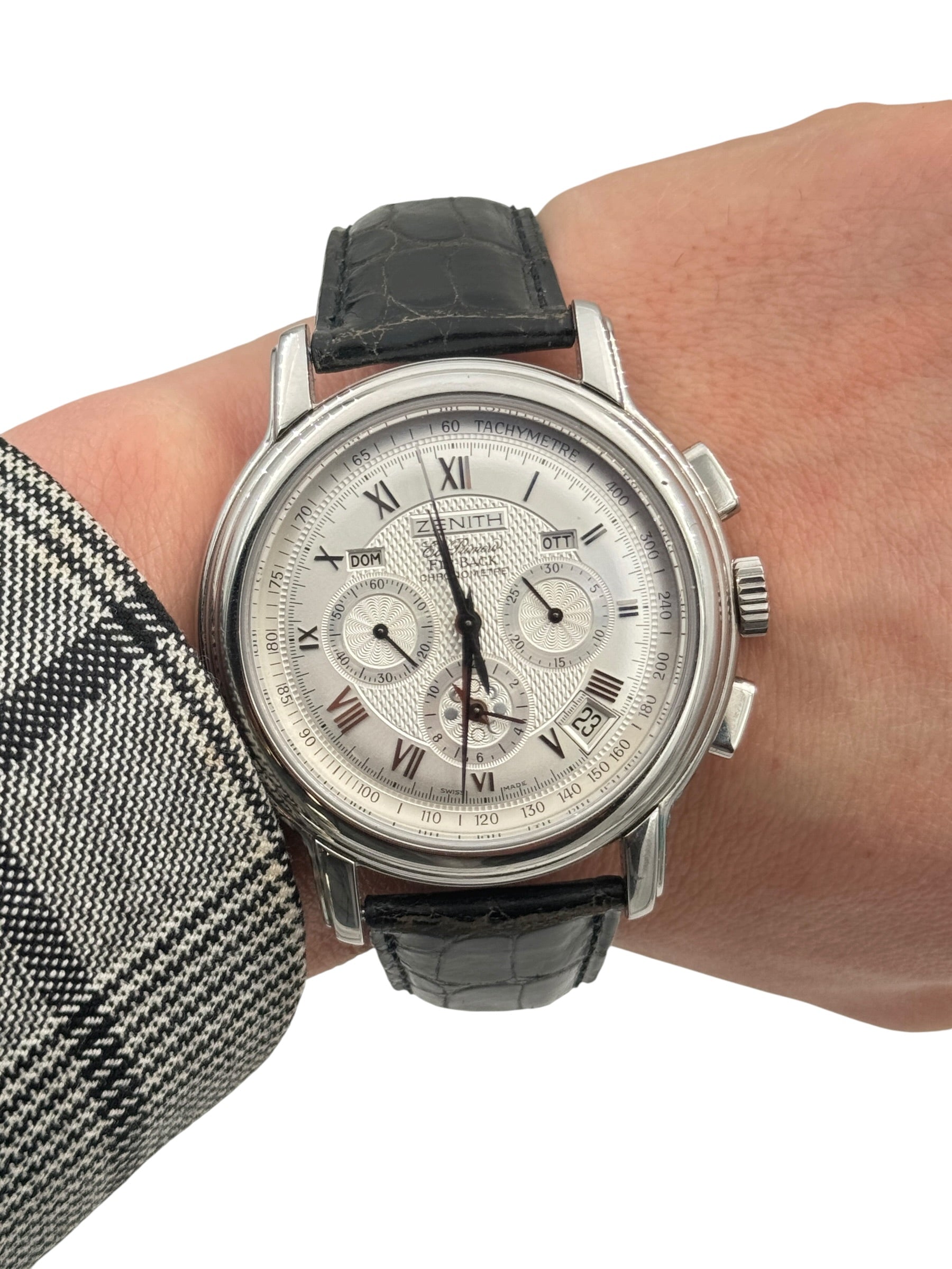 Orologio Zenith El Primero Flyback Chronomaster, 43mm - 03.1250.4009-01.C495