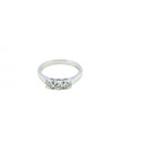 Anello Trilogy Giorgio Visconti in oro bianco e diamanti, 0.30ct - AB0674E