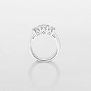 Anello Trilogy giorgio visconti in oro bianco 18kt e diamanti, 0.55ct - AB15383UB