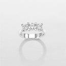 Anello Trilogy giorgio visconti in oro bianco 18kt e diamanti, 0.55ct - AB15383UB