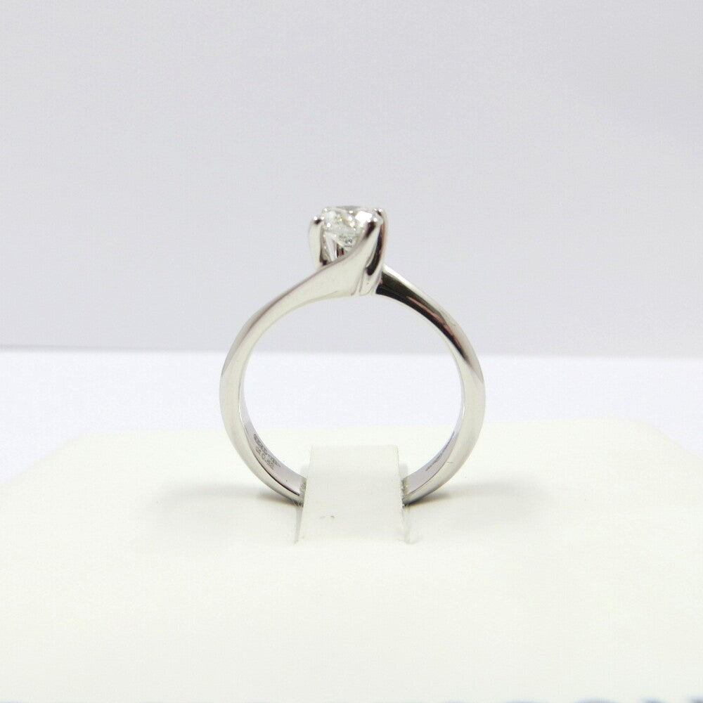 Anello Solitario Giorgio Visconti in oro bianco 18kt e diamante centrale, 0.23ct - AB16604C