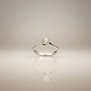 Anello solitario Giorgio Visconti in oro bianco e diamante, 0.51ct - AB16604G