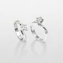 Anello solitario Giorgio Visconti in oro bianco con diamante centrale, 0.57ct - AB8380K