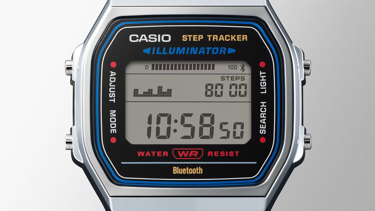 Orologio CASIO Iconic, ANALOGICO DIGITALE, quadrante BLU scuro, 42mm - ABL-100WE-2AEF