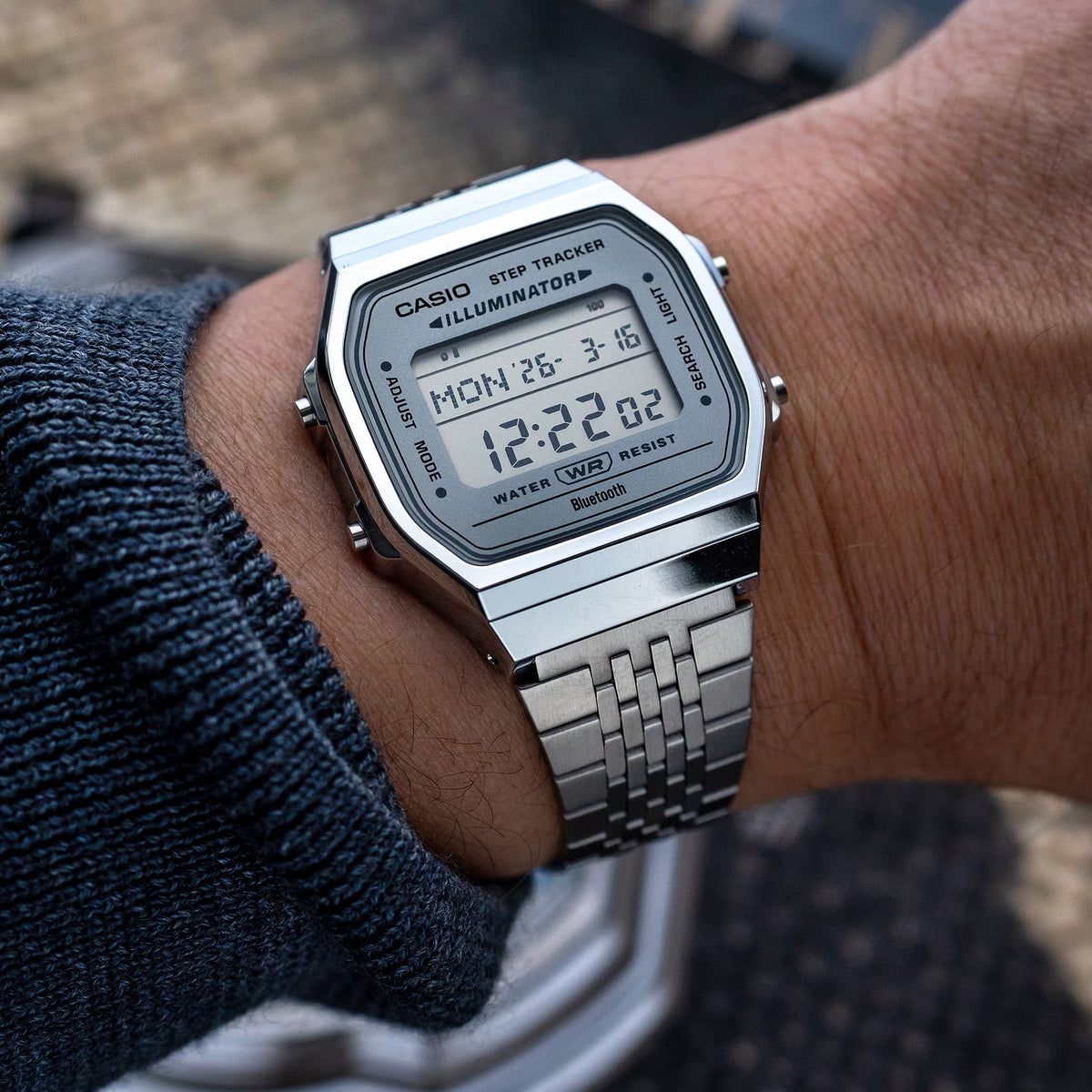 OROLOGIO CASIO UNISEX, digital watch collezione ICONIC, 42mm - ABL-100WE-7AEF