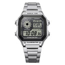 Casio Timeless Collection Analog-Digital World Time Watch, 42mm - AE-1200WHD-1AVEF