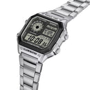 Casio Timeless Collection Analog-Digital World Time Watch, 42mm - AE-1200WHD-1AVEF