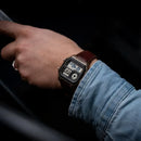 Orologio Casio Collection, World Time - Utility Color, digitale al quarzo e cinturino in pelle - AE-1200WHL-5AVEF