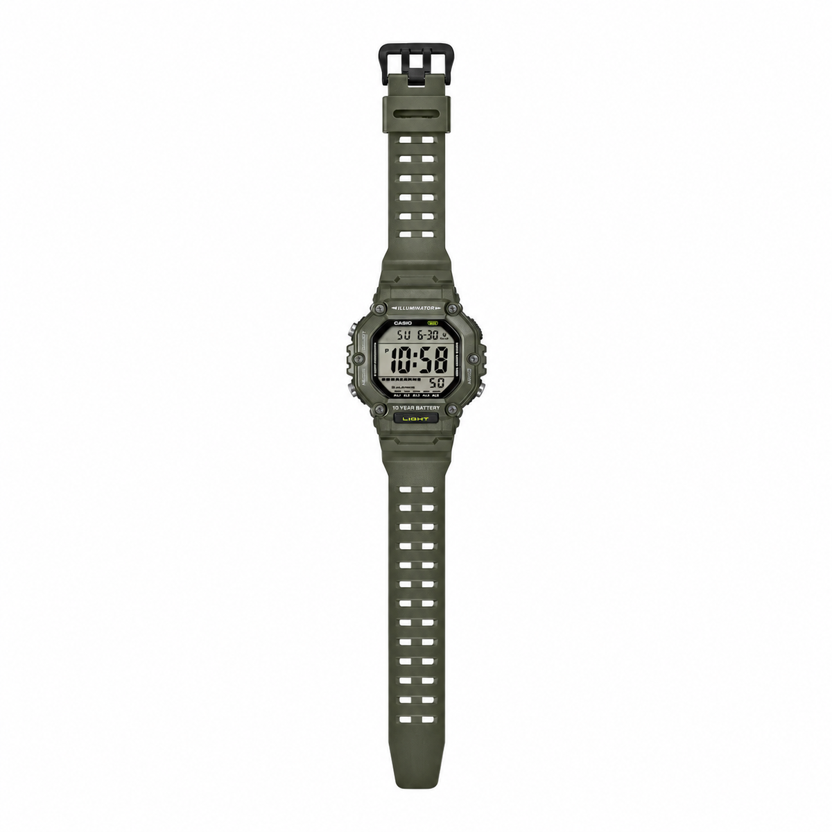 Orologio CASIO Digital, COLOR OLIVA SCURO, 50mm - AE-1600HX-3AVEF
