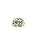 Anello Spadarella in argento, uomo,  con pietra quadrata, pasta di onice nero - AN561