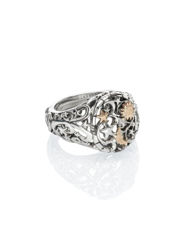Anello De Nobili Polvere di Stelle fascia sigillo - AN626
