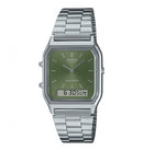 CASIO Vintage AQ-230 Series, QUADRANTE VERDE, 30mm - AQ-230A-3AMQYES