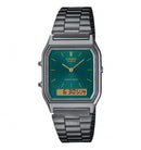 CASIO Vintage AQ-230 Series, QUADRANTE VERDE SMERALDO, 30mm - AQ-230EGG-3AEF