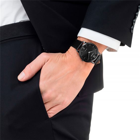 Orologio Citizen Ecodrive, collezione Stiletto, total black, 39mm - AR1135-36E