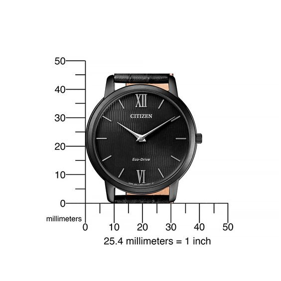 Orologio Citizen Ecodrive, collezione Stiletto, total black, 39mm - AR1135-36E