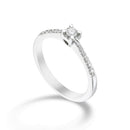 GOLAY - ANELLO DIAMANTI TRA LE GRIFFE GAMBO CEN.0,28ct - ASLC001DI015