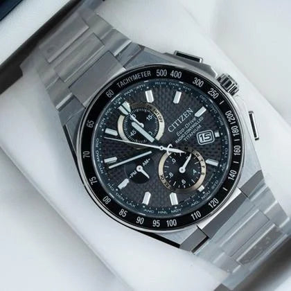 Orologio Citizen Radiocontrollato
AT8 Super Titanio, AUTOMATICO QUADRANTE NERO, 43mm - AT8390-55E